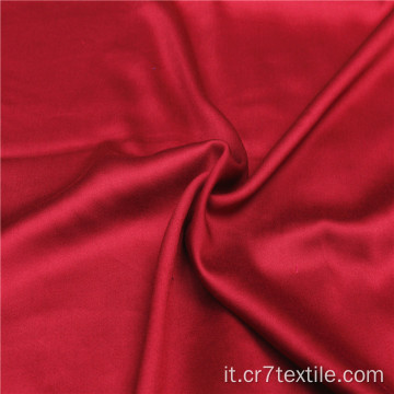 Tessuto filato tinto satinato 100% rayon rosso vino